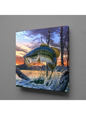 Technopa BALIK KANVAS TABLO - 30x30cm
