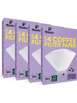 Tchibo 4 x 80 Adet Filtre Kahve Kağıdı