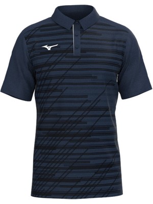 Mizuno Chiba Polo Erkek Tişört Lacivert