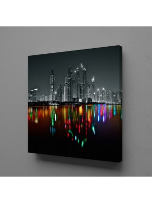 Technopa GECENİN YANSIMASI KANVAS TABLO - 40x40cm