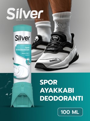 Silver Ayakkabı Deodorantı Koku Giderici Önleyici Sprey Fresh Up 100ML