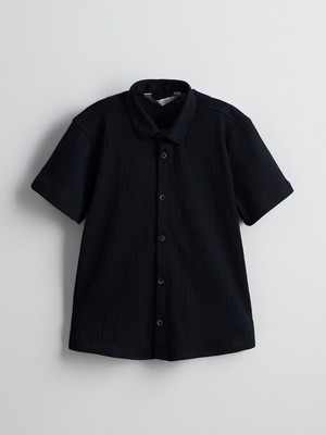 Lc Waikiki Yeni Sezon Kısa Kollu Dokulu Erkek Çocuk Gömlek