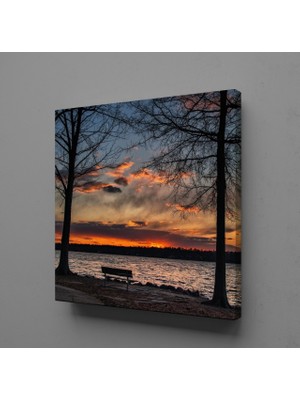 Technopa GÜN BATIMI MANZARASI KANVAS TABLO - 70x70cm