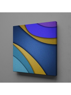 Technopa MAVİ MOR KANVAS TABLO - 100x100cm