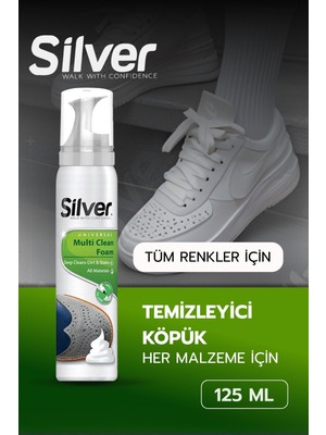 Silver Spor Ayakkabı Deri ve Kumaş Temizleme Köpüğü 125 ML