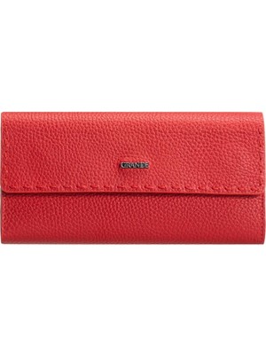 Grande Gerçek Deri Kadın Cüzdanı Hakiki Deri Büyük Boy