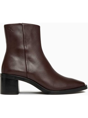 Calvin Klein Eden Fermuarlı Deri Kadın Bot