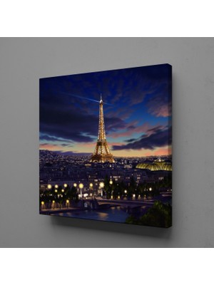 Technopa PARİS MANZARASI KANVAS TABLO - 25x25cm