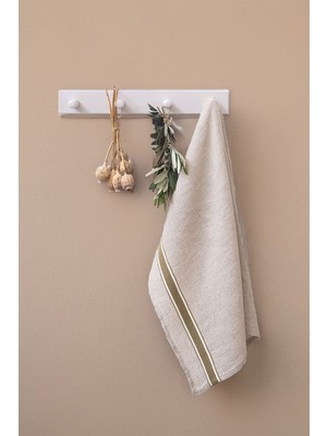 Barine Gastronome Keten Karışımlı Mutfak Havlusu Haki