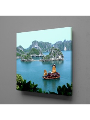 Technopa MUHTEŞEM BİR ADA KANVAS TABLO - 25x25cm