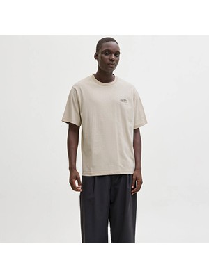 Jack & Jones Jack&jones 12287990 0 Yaka Erkek Tshirt - Bej