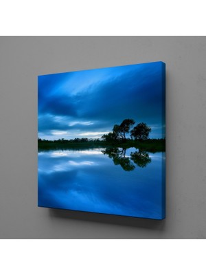 Technopa MAVİ DENİZ MANZARASI KANVAS TABLO - 25x25cm