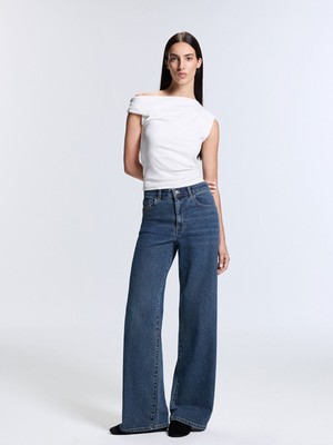 Lc Waikiki Yeni Sezon Wideleg Kadın Jean Pantolon