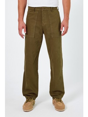 Tarz Cool Erkek Düz Baggy Jean Pantolon