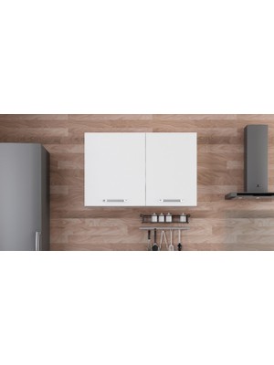 Minar 110 cm Mutfak Dolabı Beyaz 110-B1-ÜST Modül