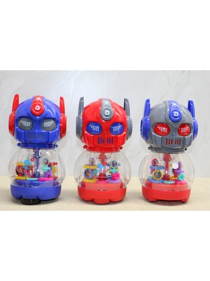 Meks Dans Eden Işıklı Robot Kumbara