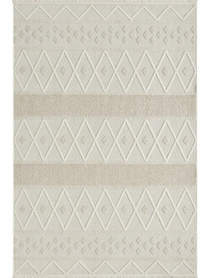 Seyran Halı Loopy Krem Bej Halı Salon Oturma Odası Çocuk Odası Yatak Odası Halısı 620