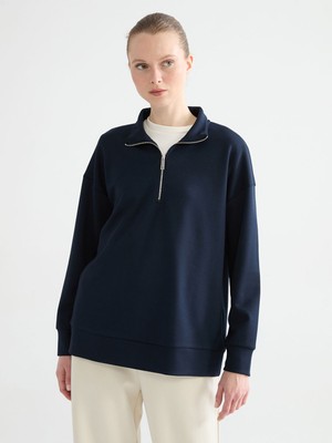 Lc Waikiki Yeni Sezon Dik Yaka Kadın Sweatshirt