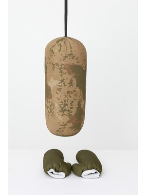 Sylar Çocuk Boks Kum Torbası Eldiven Dahil 2-6 Yaş Askeri