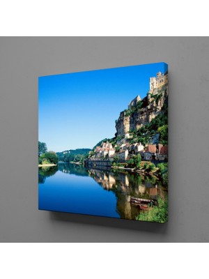 Technopa DAĞIN SUYA YANSIMASI KANVAS TABLO - 100x100cm