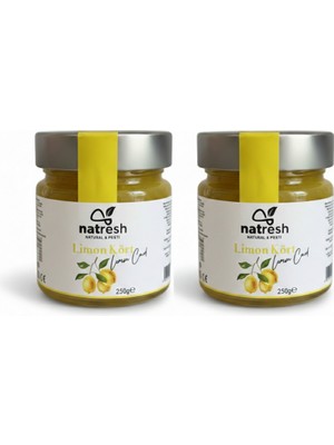 Natresh Limon Curd 250 G x 2 (Ingiliz Usulü Limon Reçeli – 2’li Set)