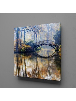 Technopa AĞAÇLAR ARASINDAKİ KÖPRÜ KANVAS TABLO - 30x30cm