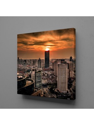 Technopa BÜYÜLÜ ŞEHİR KANVAS TABLO - 30x30cm