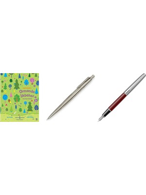 Parker Pk Jotter Ss Ct Versatil Kalem 1953424... +2 Parça Fırsat Seti