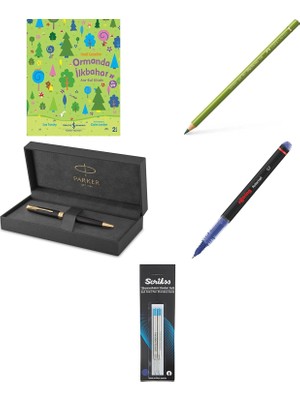 Faber-Castell 5 Renkli Kalemi Poli Kromos Mine 3,8 mm Yağlı ... +4 Parça Fırsat Seti