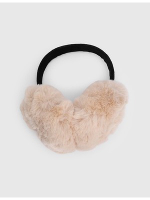 İLVİ Belinay Peluş Bej Unisex Kulaklık