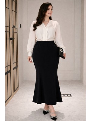 Cng Moda Büyük Beden Balık Etek