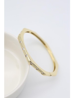 The Originals Geometrik Model Zirkon Taşlı Vip Kelepçe