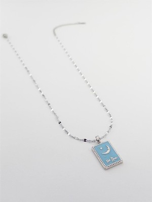 The Originals Çelik Tarot Ay Yıldız Kolye Gümüş Renk