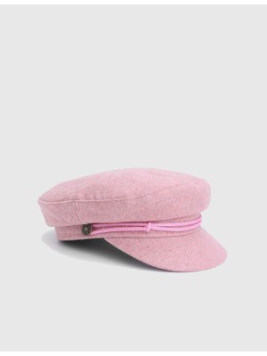 İLVİ Karee Kumaş Pembe Kadın Şapka
