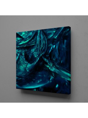 Technopa PETROL TONLARI KANVAS TABLO - 30x30cm