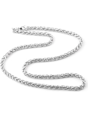 The Originals Erkek 316L Çelik Zincir Kolye 60 cm 4 mm Genişlik