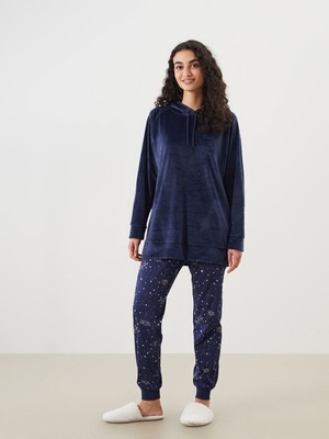 Lc Waikiki Yeni Sezon Beli Lastikli Baskılı Kadın Jogger Pijama Altı