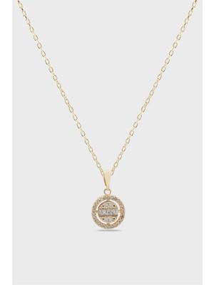 The Originals Zirkon Yuvarlak Model Kolye 45 cm