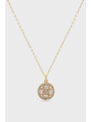 The Originals Zirkon Yuvarlak Model Kolye 45 cm