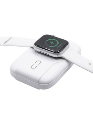 Teknodayım Akıllı Saat ve Telefon Uyumlu 4’ü 1 Arada Powerbank 10000 Mah