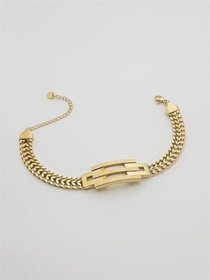 The Originals Kadın Çelik Hasır Kaburga Model Gold Renk Bileklik