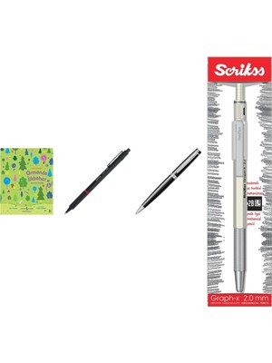 Rotring Rapid Pro Tükenmez Kalem 1904292 Mavi,tekli Kutu... +3 Parça Fırsat Seti