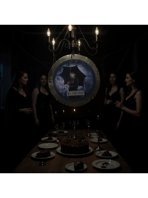 Cadde Süs Wednesday Temalı Katlanır Pinyata ve Sopası