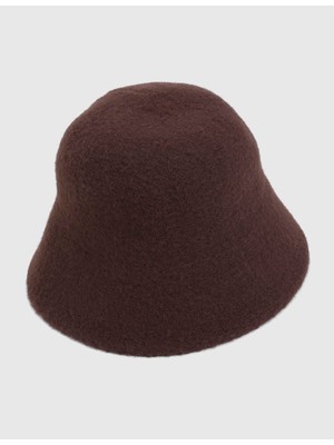 İLVİ Bravina Peluş Kahverengi Kadın Şapka