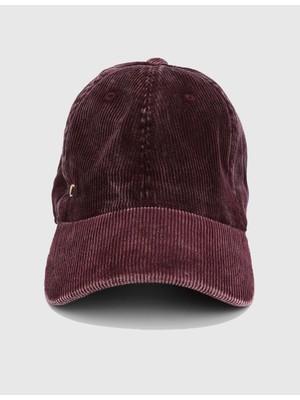 İLVİ Blen Kadife Bordo Unisex Şapka