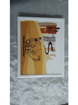 Es Dekor Cafe Minderli Desenli Keyif Tepsisi Kahvaltı Tepsisi