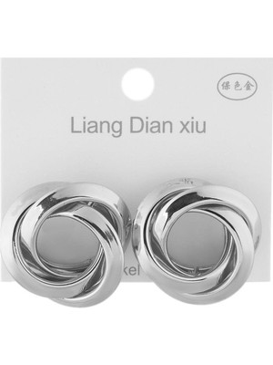 The Originals Ithal Vip Üçlü Sarmal Model Gümüş Renk Küpe