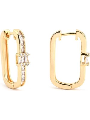 The Originals Ithal Vip Dikdörtgen Gold Renk Küpe