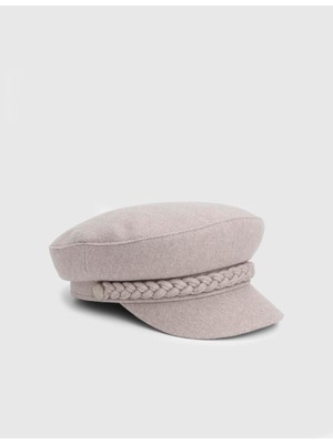İLVİ Kaire Kumaş Krem Kadın Şapka