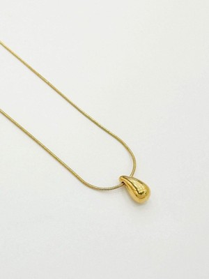 The Originals Kadın Çelik Kolye Damla Figürlü Gold Renk 45 cm